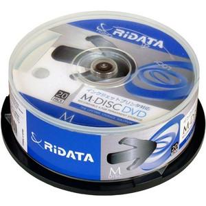 RiDATA M-DVD4.7GB.PW20SP M-DISC DVD 4.7GB 4倍速 20枚ス...