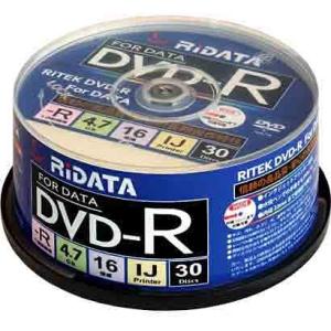 RiDATA D-R16X47G.PW30SP B データ用DVD-R 1〜16倍速 4.7GB 3...