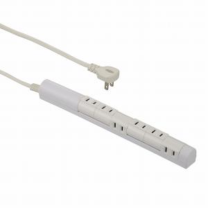 オーム電機 HS-T61C5S3-W 回転スリムタップ ホワイト｜kimuraya-select