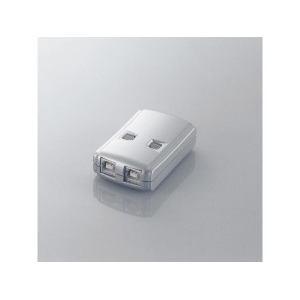 エレコム USS2-W2 USB2.0対応切替器 2切替｜kimuraya-select
