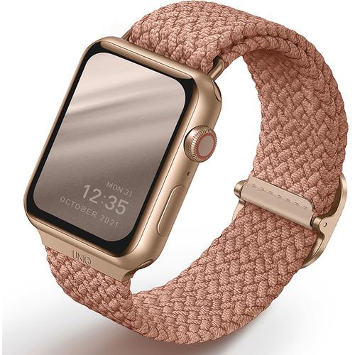 KENZAN UNIQ-40MM-ASPPNK Apple Watch 38／40／41MM用編み込...