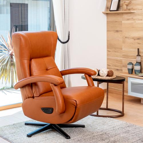 【期間限定大特価】ヤマダオリジナル ［幅68］電動パーソナルチェア 本革 「YEPC190005LB...