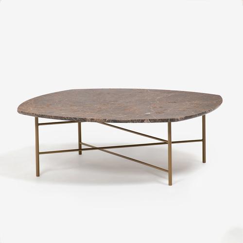 大塚家具 センターテーブル 「フェベ」 天然石天板エンペラドール 幅95×奥85×高33cm