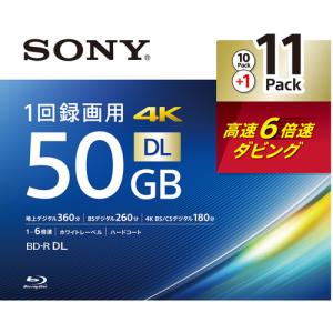 【推奨品】ソニー 11BNR2VMPS6 ビデオ用BD-R（一回録画）50GB6倍速11枚パック｜kimuraya-select