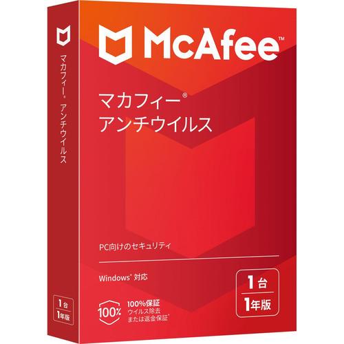 マカフィ MAB31JNR1R1YM マカフィー アンチウィルス 1年版 1台 Windows対応