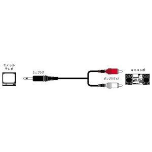 ビクター CN-132A オーディオコード  ミニプラグ-ピンプラグ×2 3m｜kimuraya-select