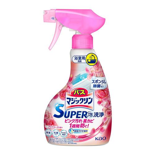花王 バスマジックリン ＳＵＰＥＲ泡洗浄 アロマローズの香り 本体 ３５０ｍｌ