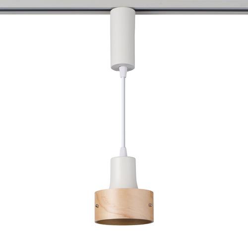 ELPA LRS-PW01L(IV) ライティングバー用 LEDペンダントライト ウッドシェード 電...