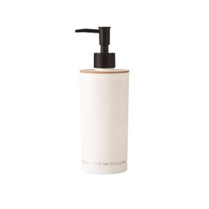 アソル 丸型 詰め替え用 ボトルディスペンサー 500ml ホワイト｜kimuraya-select