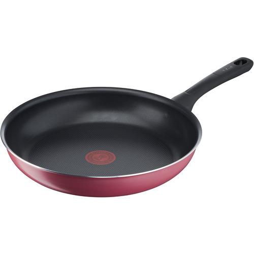 ティファール(T-FAL) B55906 クランベリーレッド フライパン 28cm【ガス火専用】
