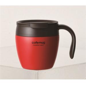 パール金属 HB4032 カフェマグAT真空蓋マグカップ 330ml トマトレッド｜kimuraya-select