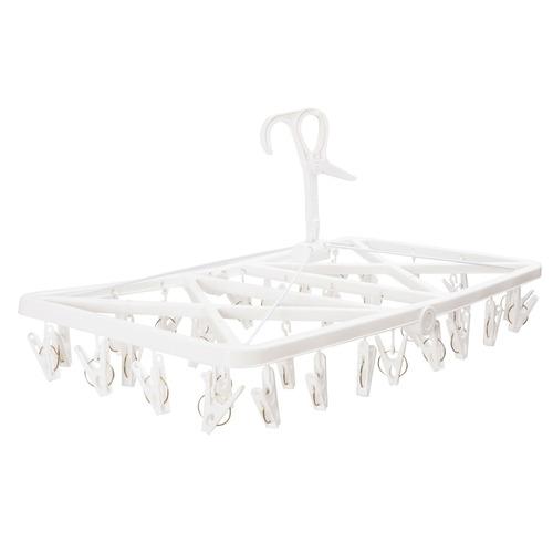 ヤマダオリジナル 折りたたみ角ハンガー32ピンチ