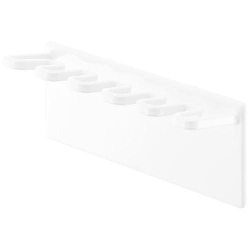 山崎実業 マグネットバスルーム歯ブラシホルダー 5連 ミスト ホワイト