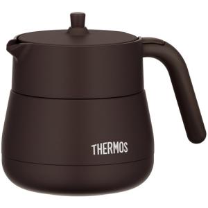 THERMOS サーモスTTE-450 BW 真空断熱ティーポット 470ml ブラウン TTE450 BW｜kimuraya-select