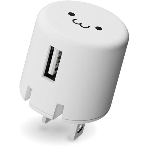 エレコム MPA-ACU07WF スマートフォン用AC充電器 USB-Aメス1ポート 1.0A出力 ...