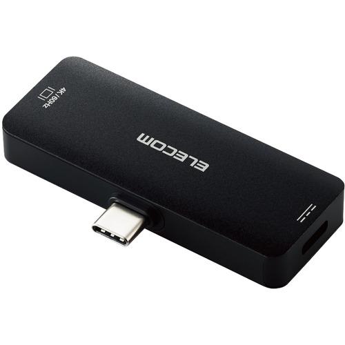 エレコム MPA-CHDMIPDBK 映像変換アダプタ TypeC-HDMI 60Hz 給電機能付 ...