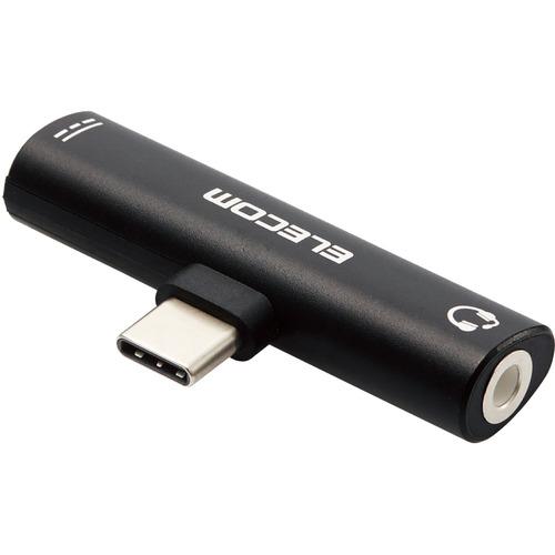 エレコム MPA-C35PDBK 音声変換アダプタ 給電機能付 USB Power Delivery...