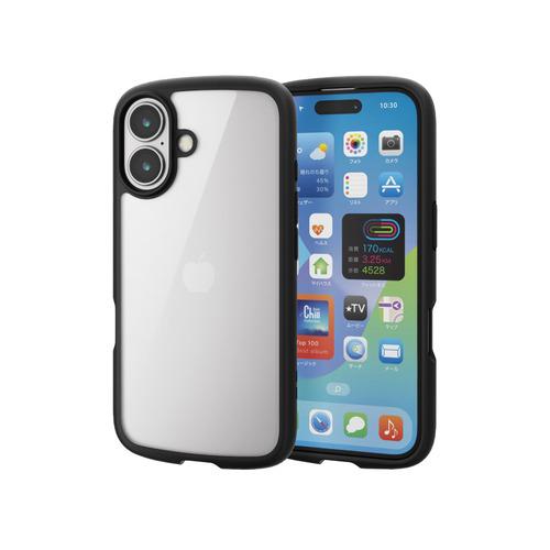 エレコム PM-A24ATSLFCBK iPhone 16 TOUGH SLIM LITE ハイブリ...