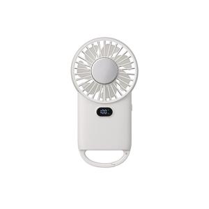 コイズミ KPF-0652／W ハンディファン USB type-C充電式 グレイッシュホワイト｜kimuraya-select