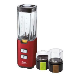 ティファール(T-FAL)ミキサーBL143GJP ミル付ミキサー クリック&amp;テイスト ルビーレッド...