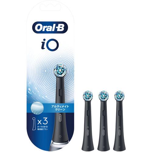 ブラウン IORBCB-3EL アルティメイト 替ブラシ3本 Oral-B 0.048kg ブラック...