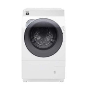 【無料長期保証】【推奨品】シャープ ES-K10B ドラム式洗濯乾燥機 (洗濯10.0kg・乾燥6.0kg・右開き) クリスタルホワイト｜kimuraya-select