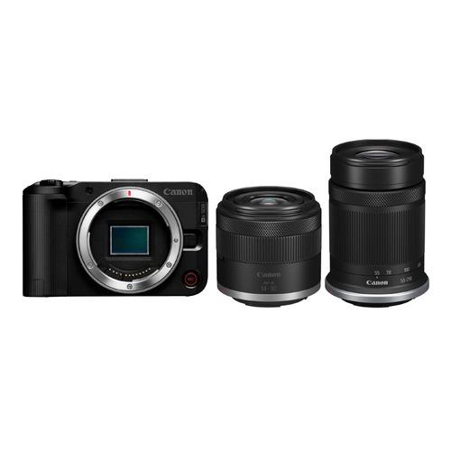 キヤノン EOSR50VWZK ミラーレス一眼カメラ EOS R50 V ダブルズームキット ブラッ...