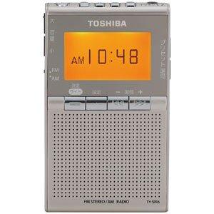 東芝 TY-SPR8(KM) ワイドFM対応 FM／AM 携帯ラジオ ブラック