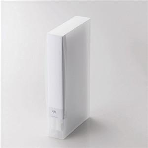 エレコム CCD-FS48CR CD/DVD対応ファイルケース 48枚収納 不織布 ディスクファイル...
