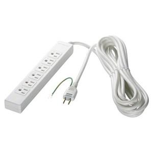 バッファロー BSTAPMG3620WH 電源タップ マグネット付(6個口・2m) ホワイト