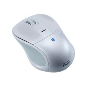 ナカバヤシ MUS-BKT111W Bluetooth 静音3ボタンBlue LEDマウス ホワイト｜kimuraya-select