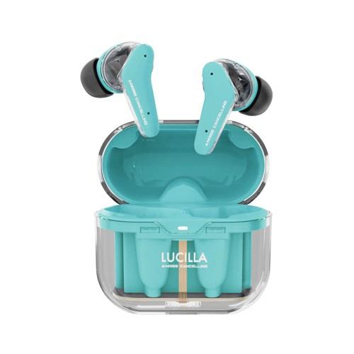 LUCILLA TWS010BL 完全ワイヤレスイヤホン ノイズキャンセリング機能搭載 左右分離 B...