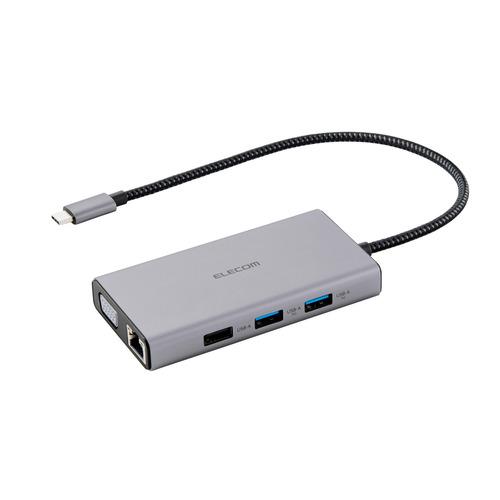 エレコム DST-101BPSV ドッキングステーション 10-in-1 USB-C ハブ USB-...
