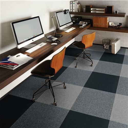 タイルカーペット 50X50 東リ 防音 ダークグレー タイル TG1707HC03(バラ) 【50...