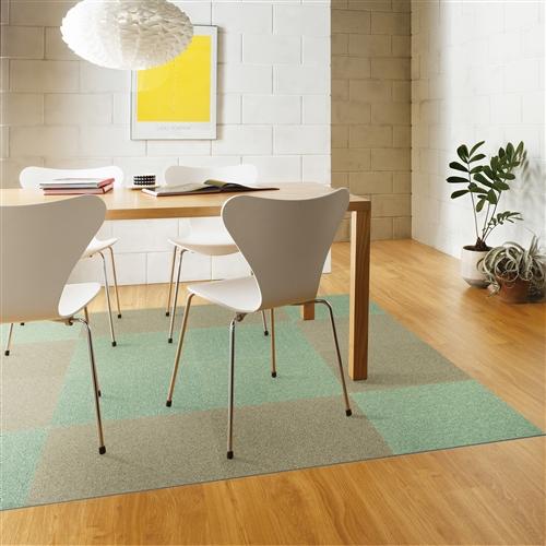 タイルカーペット 50X50 東リ 防音 グリーン タイル TG1707HC14(バラ) 【50×5...