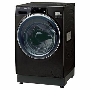 「納期約4週間」「配送設置商品」AQUA AQW-DX12N(K) ドラム式洗濯乾燥機 まっ直ぐドラム 12kg／6kg シルキーブラック AQWDX12N(K)「ドラム型」