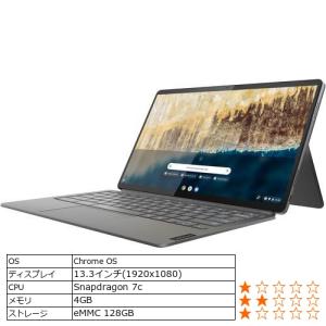 Lenovo 82QS001XJP ノートパソコン IdeaPad Duet 560 Chromebook ストームグレー｜kimuraya-select