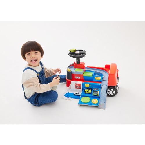 アイデス 1才から乗れる!トミカ変形ドライブピット