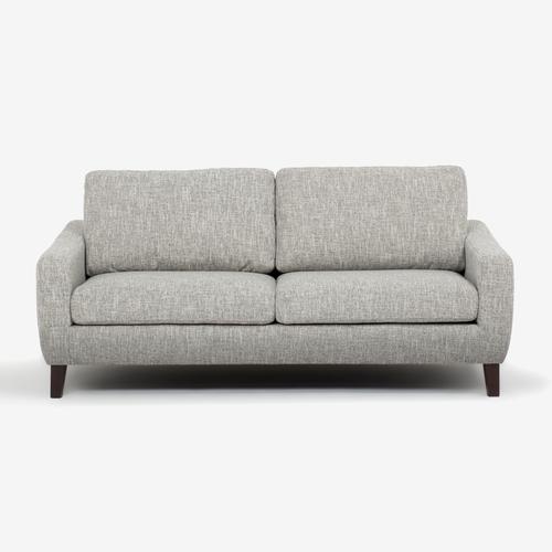 大塚家具［2.5人掛］ソファ「イブ SD-294C」布ライトグレ-色 脚部ダークブラウン色