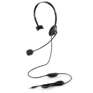 エレコム HS-HP01MTBK 片耳小型4極有線ヘッドセット HSHP01MTBK｜kimuraya-select
