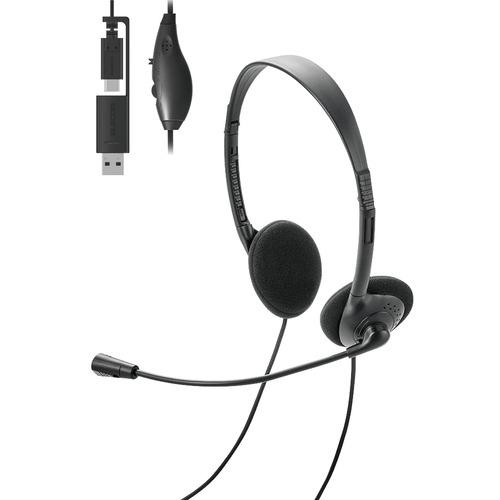 エレコム HS-HP13SCBK 指向性マイク モバイルヘッドセット 小型タイプ USB Type-...