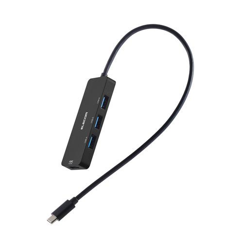 エレコム U3H-MH3006BBK USB Type-C(TM)ハブ＋1機能(HDMI(R)ポート...