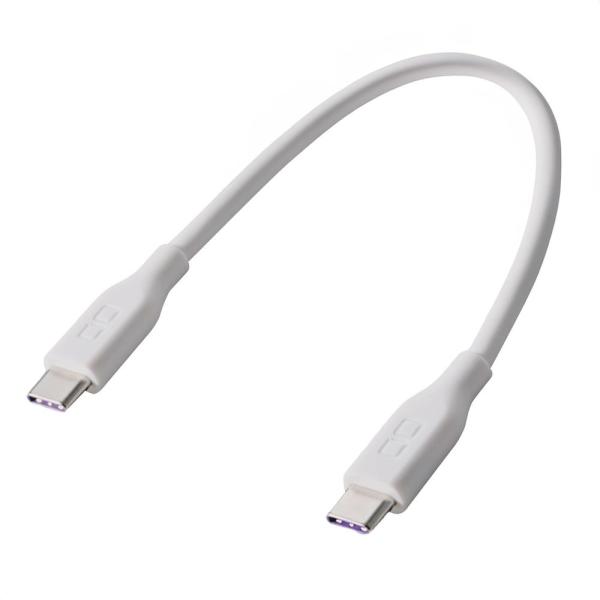 CIO シリコンケーブルN2 CtoC 240W 0.15m ホワイト CIO-SL30000N2-...