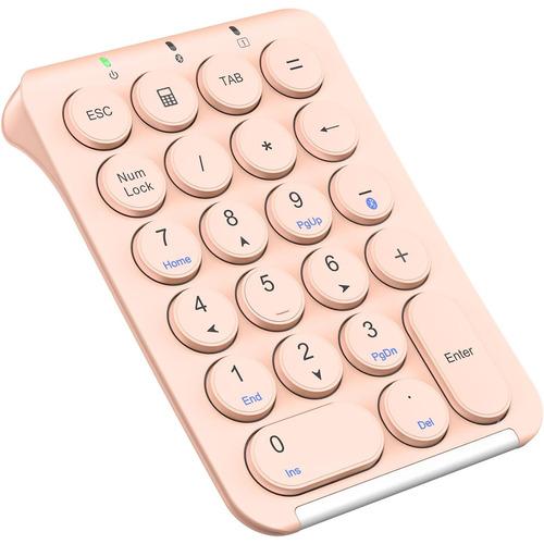 iClever ICKP08PI ワイヤレステンキー Bluetoorh対応 エルゴノミクスデザイン...