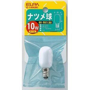 ELPA G-14H(W) ナツメ球 10W E12 ホワイト｜kimuraya-select