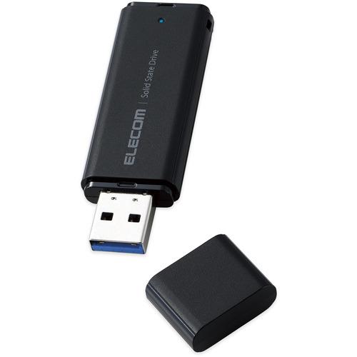 エレコム ESD-EMC1000GBK 外付けSSD／ポータブル／USB3.2(Gen1)対応／小型...