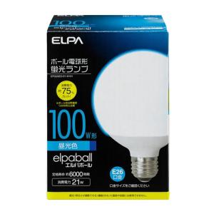 ELPA EFG25ED／21-G101 電球形蛍光灯G形 100W形｜kimuraya-select