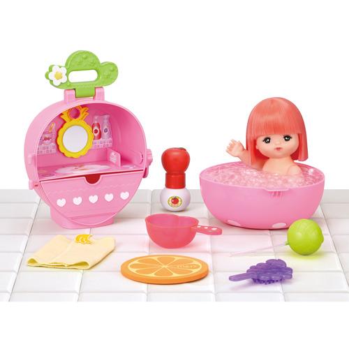 パイロットコーポレーション ポケットメルちゃん メルちゃん  フルーツだいすき いちごのおふろセット...