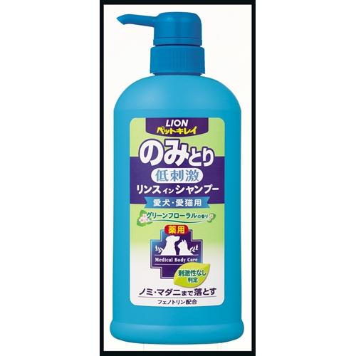 ライオン商事 のみとりリンスインシャンプーグリーンフローラルポンプ ５５０ｍｌ