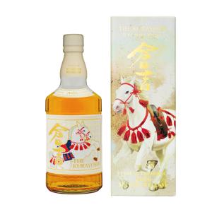  午蔵ボトル ウイスキー 干支ガラス細工午ボトル】 マツイ 倉吉 シングルモルト シェリーカスク